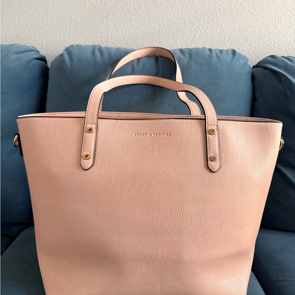 Poppy & Peonies Go Getter Tote in Blush - Picture 2 of 5